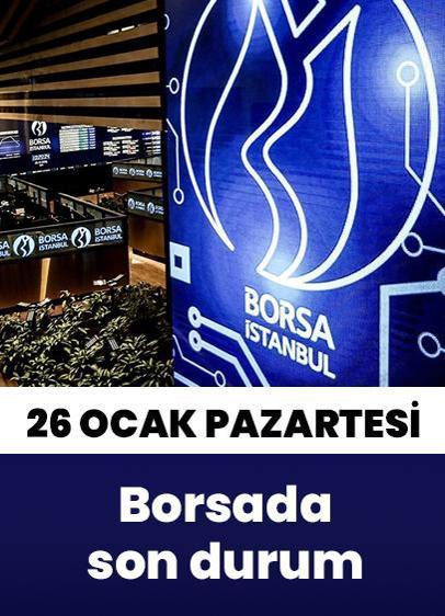 Borsa İstanbul'da BIST 100 endeksi güne 12.929,33 puandan başladı (26 Ocak 2026 Pazartesi)