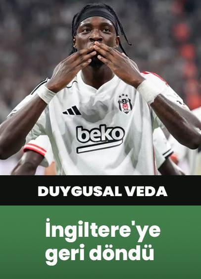 Tammy Abraham'dan Beşiktaş'a duygusal veda