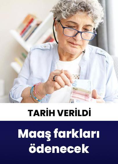 Emeklilerin maaş farkları 4 Şubat'ta ödenecek