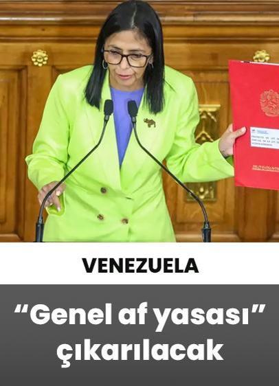 Venezuela'da ''genel af yasası'' çıkarılacak
