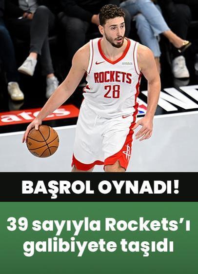 Alperen Şengün 39 sayıyla Rockets'ın galibiyetinde başrol oynadı