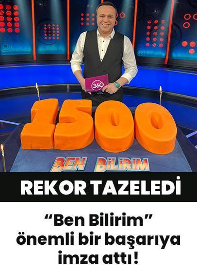 “Ben Bilirim” önemli bir başarıya imza attı! 1.500'üncü bölümüyle ekran yolculuğunda rekor tazeledi