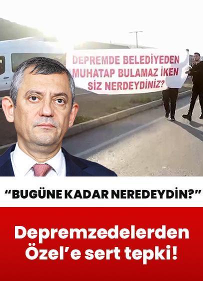 Depremzedelerden Özgür Özel'e sert tepki! "Bugüne kadar neredeydin?" sözleriyle yuhalandı