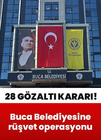İzmir'de Buca Belediyesine rüşvet operasyonu! 28 gözaltı kararı