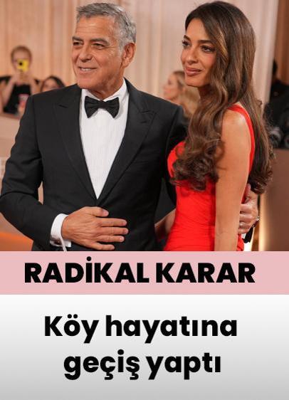 George Clooney'den radikal karar! Köy hayatına geçiş yaptı