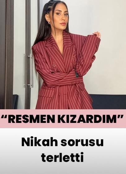 Hande Ünsal nikah sorusu karşısında terledi: Resmen kızardım