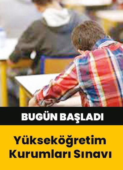YKS başvuruları bugün başladı