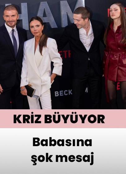 Brooklyn Beckham'dan David Beckham'a şok mesaj! Kriz büyüyor