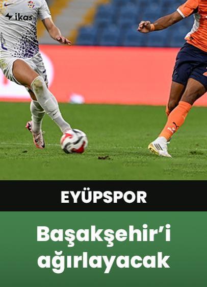 Eyüpspor, yarın Başakşehir'i konuk edecek