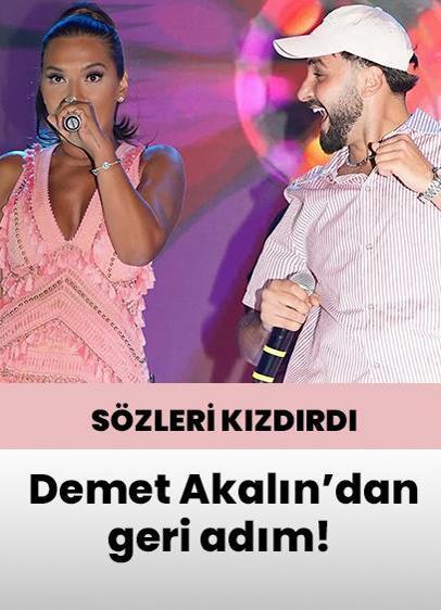 Demet Akalın'ın sözleri Sefo'yu kızdırdı! Geri adım geldi