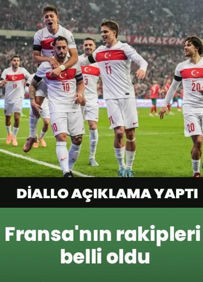 UEFA Uluslar Ligi'nde Fransa'nın rakipleri belli oldu: Diallo açıklama yaptı.