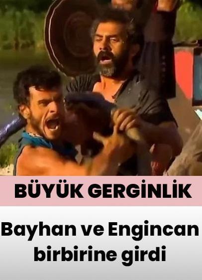 Survivor'da büyük gerginlik! Bayhan ile Engincan birbirine girdi