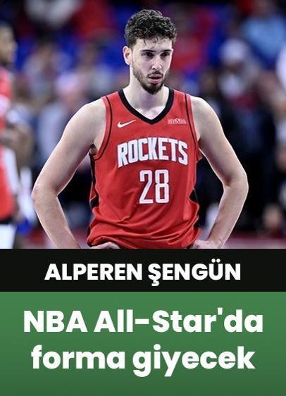 Alperen Şengün, ikinci kez NBA All-Star'da forma giyecek
