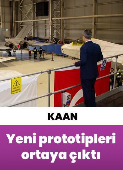 Milli Muharip Uçak KAAN'ın yeni prototipleri ortaya çıktı