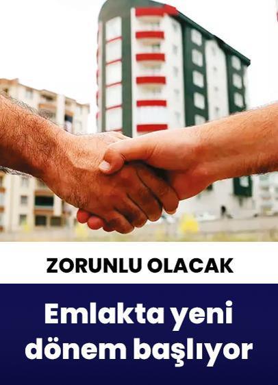 Emlakta yeni dönem başlıyor! Satılık taşınmazlar için de zorunlu olacak