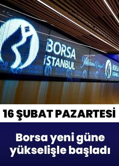 Borsa İstanbul'da BIST 100 endeksi yeni güne yükselişle başladı