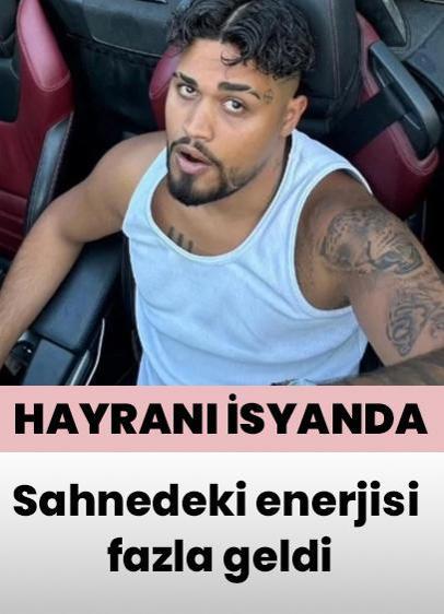 Lvbel C5'in sahnedeki enerjisi fazla geldi! Topu yiyen hayran isyan etti