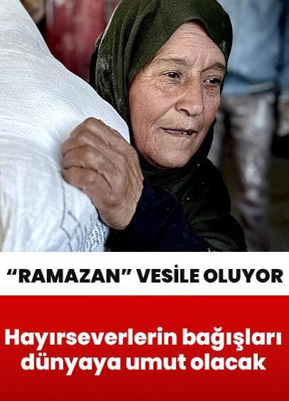Hayırseverlerin bağışları ramazanda ihtiyaç sahiplerine umut olacak