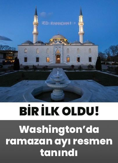 Washington'da bir ilk! Ramazan ayı resmen tanındı