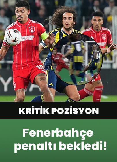 Fenerbahçe penaltı bekledi! Kadıköy'de kritik pozisyon