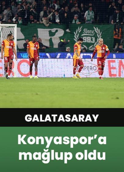 Galatasaray, TÜMOSAN Konyaspor'a 2-0 mağlup oldu