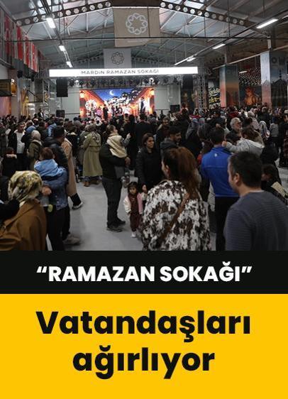 Mardin'de "Ramazan Sokağı" vatandaşlara kapılarını açtı