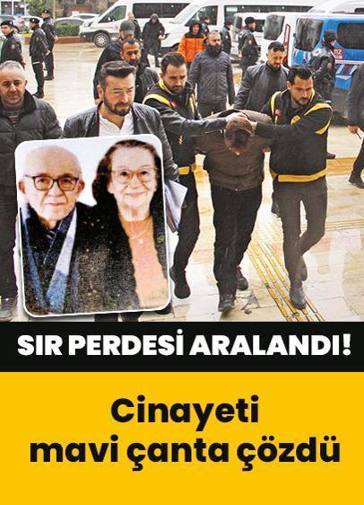 Sır perdesi aralandı! Cinayeti mavi çanta çözdü