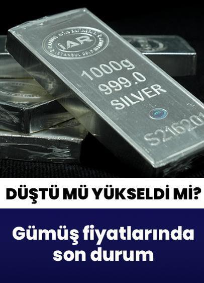 Gümüş düştü mü yükseldi mi? Bugün gram gümüş ne kadar oldu? 24 Şubat 2026 Salı son dakika gümüş fiyatları