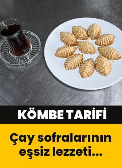 Kömbe nasıl yapılır? Kömbe tarifi (Çay sofralarının eşsiz lezzeti kurabiye tarifi)