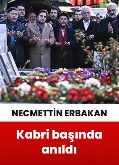 Necmettin Erbakan kabri başında anıldı