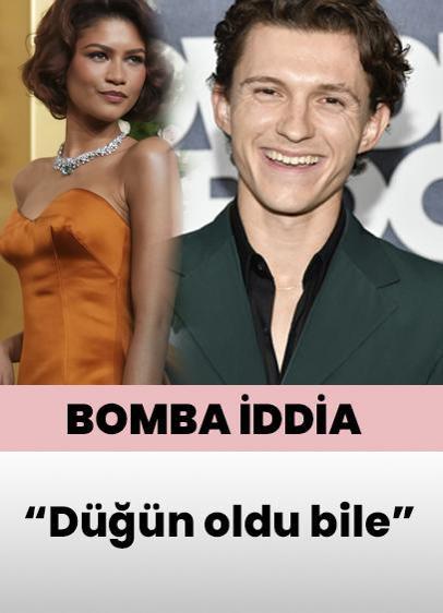 Zendaya ile Tom Holland hakkında şoke eden iddia! 'Düğün oldu bile'