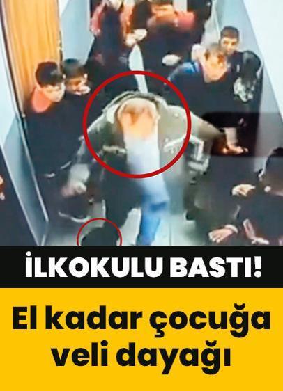El kadar çocuğa veli dayağı... Maganda ilkokulu bastı, dehşet saçtı: Öğrenciyi acımasızca dövdü