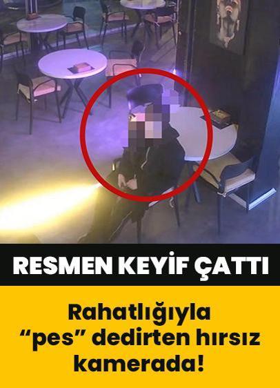Resmen keyif çattı: Isındı, yemek yedi, televizyon izledi! Rahatlığıyla "pes" dedirten hırsız kamerada