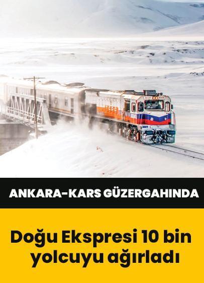 Turistik Doğu Ekspresi 10 bin yolcuyu ağırladı