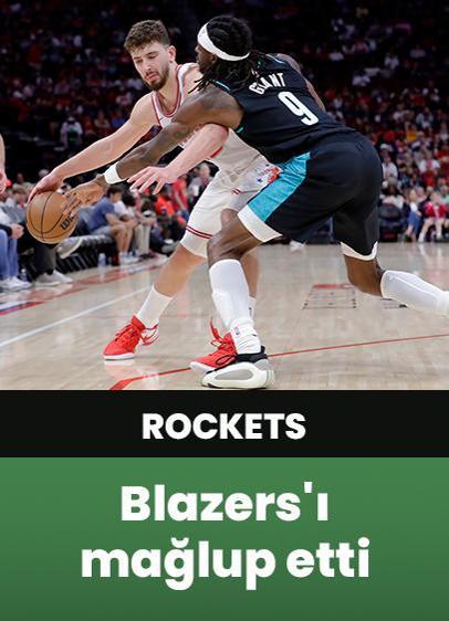 NBA'de Rockets, Alperen Şengün'ün 28 sayı attığı maçta Blazers'ı yendi
