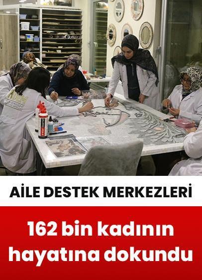 Aile destek merkezleri 162 bin kadının hayatına dokundu