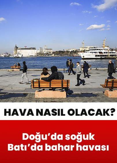 Yeni haftada hava nasıl olacak? Doğu'da soğuk, Batı'da bahar havası... 9 Mart 2026 Pazartesi güncel hava durumu