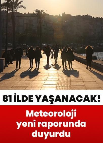 Meteoroloji duyurdu! 81 ilde yaşanacak | 10 Mart 2026 Salı (bugün) güncel hava durumu
