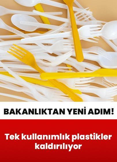 Bakanlıktan yeni adım! Türkiye'de plastik çatal, tabak ve pipetleri kaldırmaya hazırlanıyor