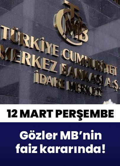 Yurt içi piyasalarda gözler bugün TCMB'nin faiz kararına çevrildi