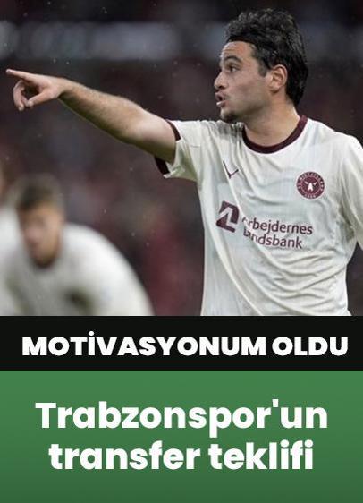 Milli futbolcu Aral Şimşir, Trabzonspor'un transfer teklifiyle motive oldu!