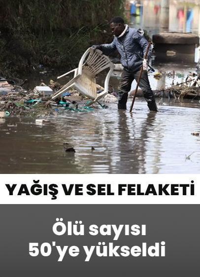 Şiddetli yağış ve sel felaketi: Kenya'daki ölü sayısı 50'ye yükseldi