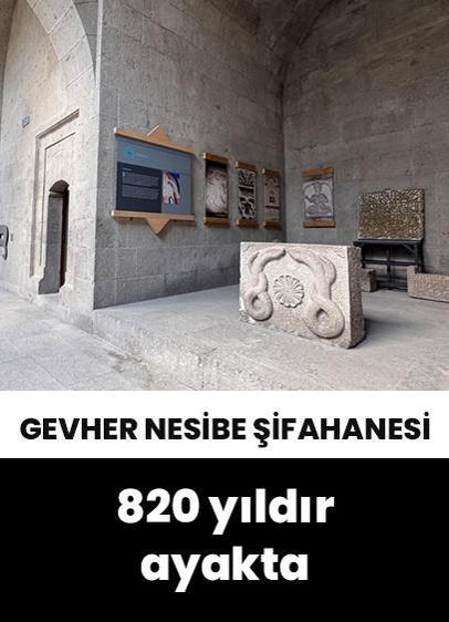 Anadolu'nun ilk tıp fakültesi olarak bilinen Gevher Nesibe Şifahanesi 820 yıldır ayakta