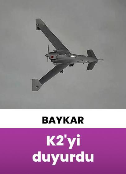 Baykar, sınıfının en büyük kamikaze İHA'sı K2'yi duyurdu