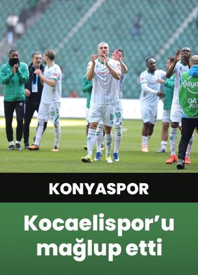 TÜMOSAN Konyaspor, Kocaelispor'u 2-1 yendi