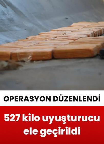 İstanbul'da 4 tırda 527 kilo 475 gram uyuşturucu ele geçirildi