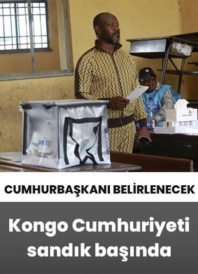 Kongo Cumhuriyeti cumhurbaşkanı seçimi için sandık başında