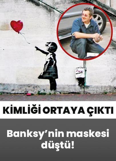 Banksy'nin maskesi düştü! Kimliği ortaya çıktı