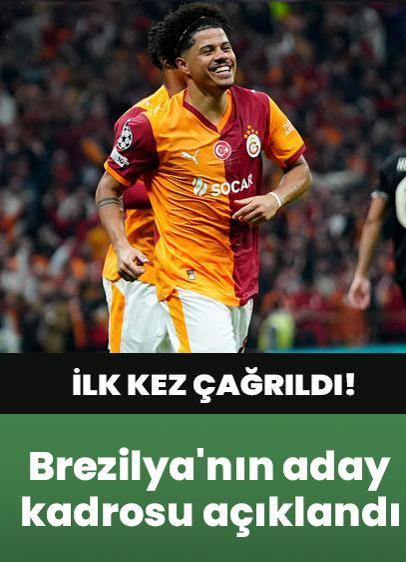 Brezilya'nın aday kadrosu açıklandı: Galatasaray'ın yıldızı ilk kez çağrıldı!