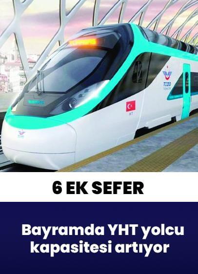 Bayramda YHT yolcu kapasitesi artıyor